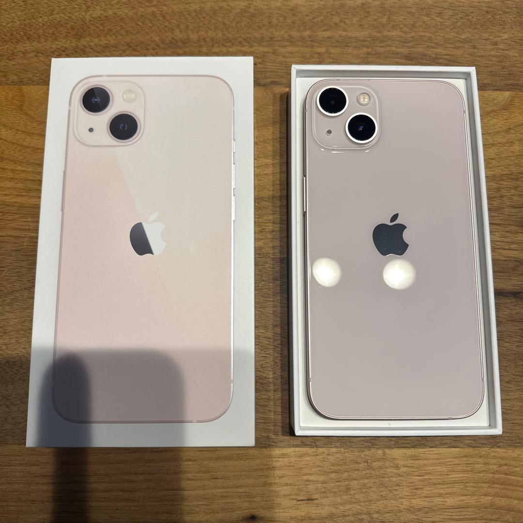 iPhone13 ピンク　128GB バッテリー最大容量90%