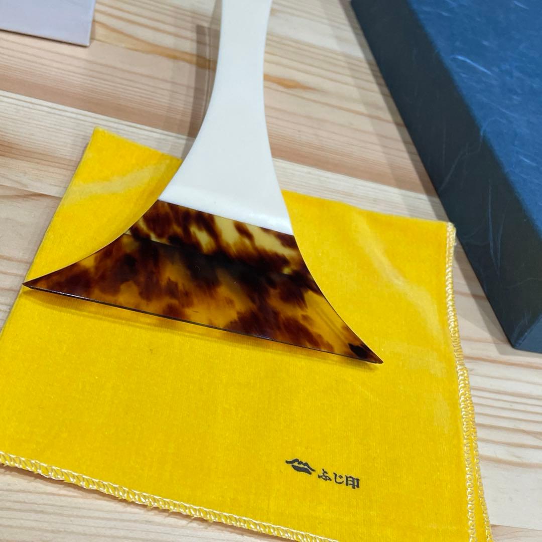 中古　ふじ印　三味線バチ 鼈甲