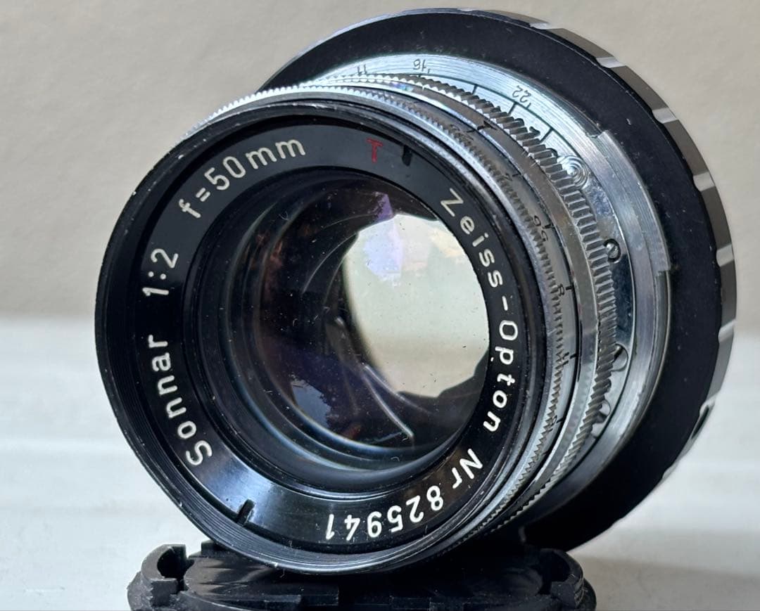 Zeiss Opton Sonnar 50mm f2 ＋マウントアダプター