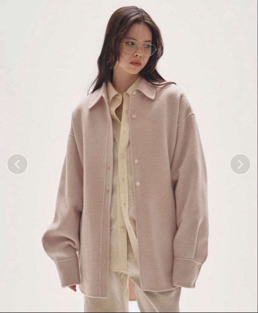 TODAYFUL Wool Shirts Jacket ピンク 38