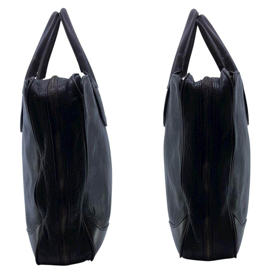 【美品】ポールスミス ハンドバッグ ブリーフケース レザー 本革 茶 A4可