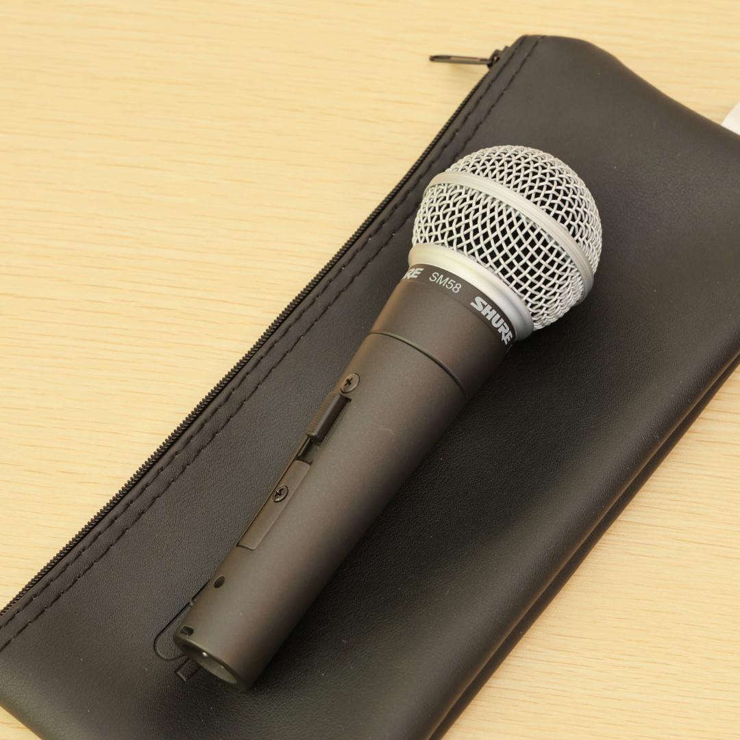 SHURE SM58-S ダイナミックマイク（スイッチ付き）
