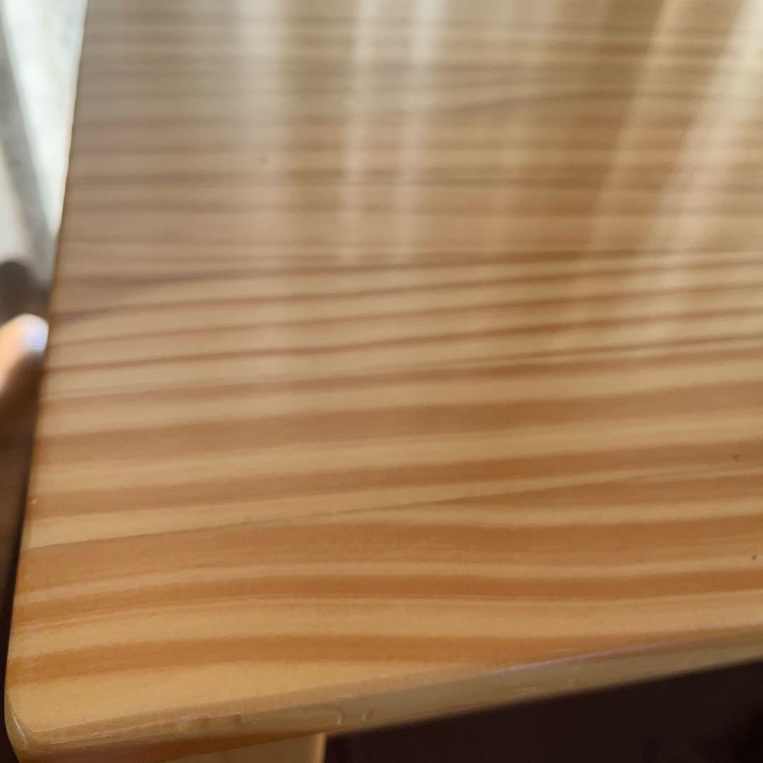 ワイド 118cm】パイン 無垢材 ダイニングテーブル ナチュラル