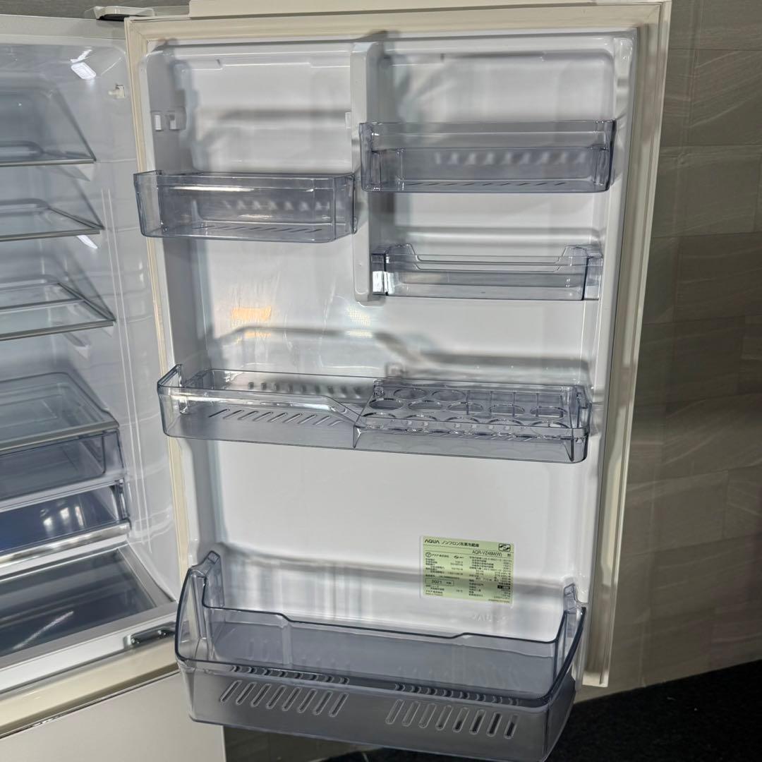 AQUA 冷蔵庫 458L 4ドア 右開き 2021年 高年式 製氷 d4068