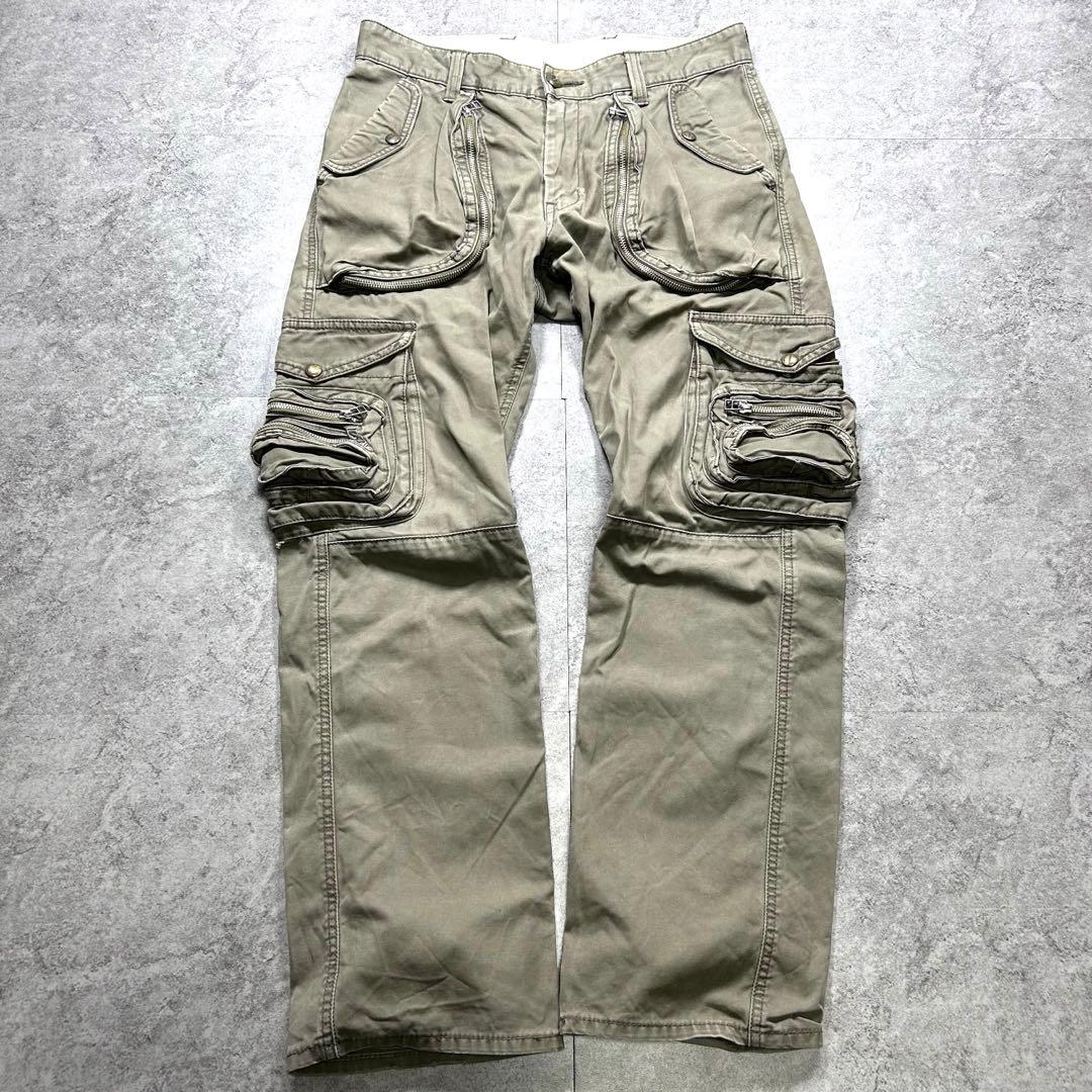 00s【archive】マルチポケットカーゴパンツ/Y2K/亜熱帯/opium◎