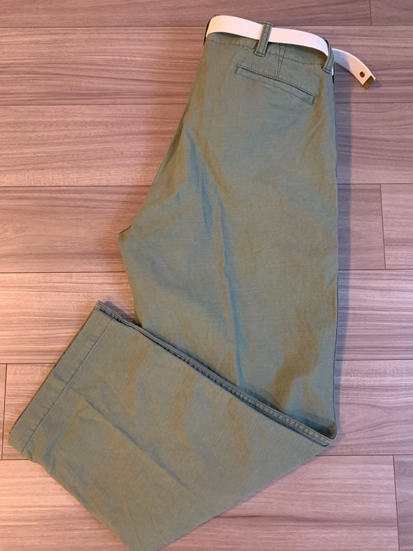 パンツ MASTER & Co. CHINO PANTS with BELT KHAKI