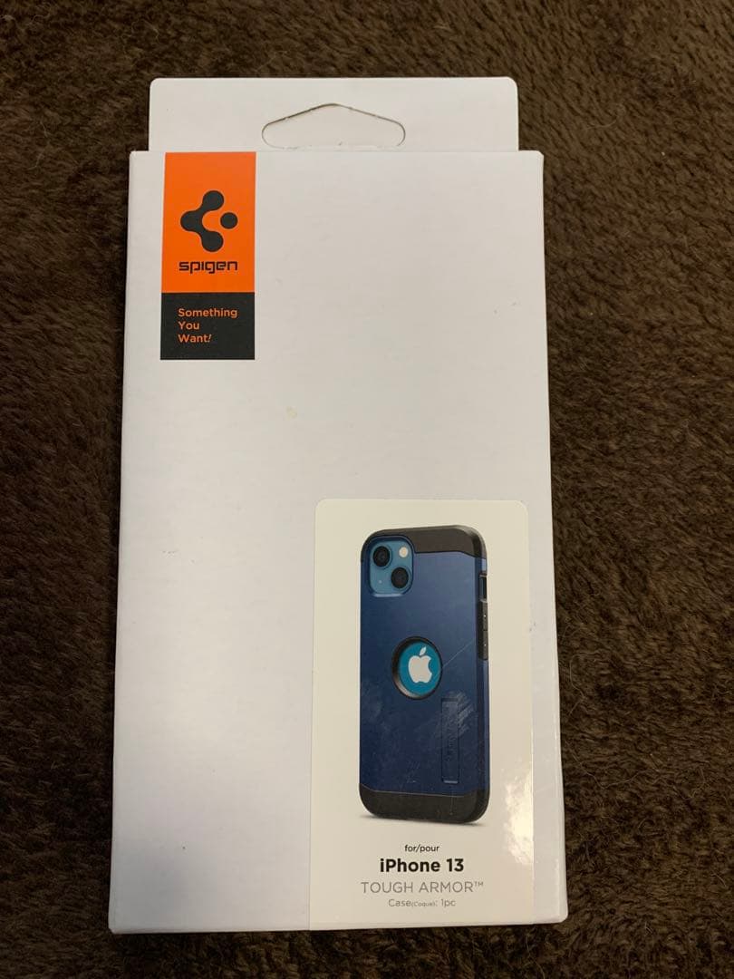 iPhone 13 128GB SIMフリーSpigenケース付き　値下げ！
