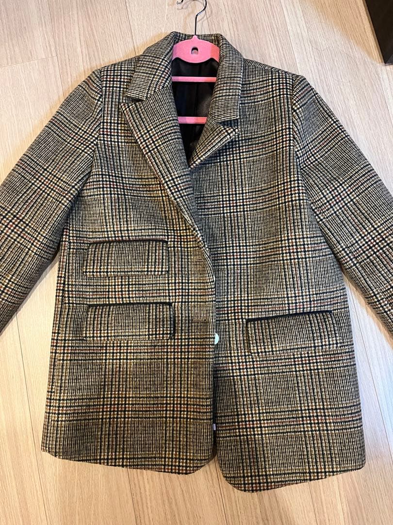 shirocon チャンキーテーラージャケット yori チェック36