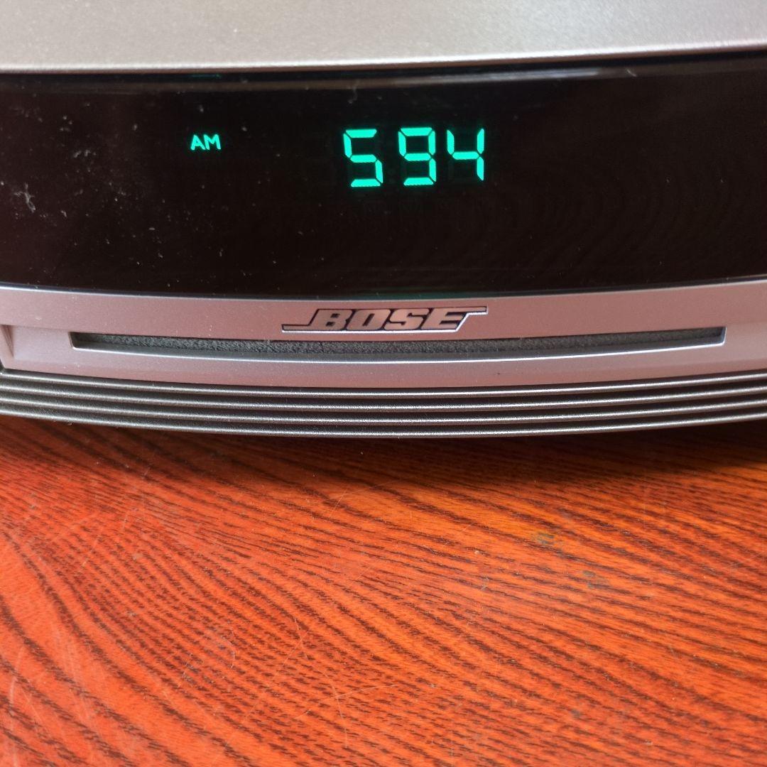 BOSE Wave Music System Ⅲ完動品ワイドFM純正リモコン取説