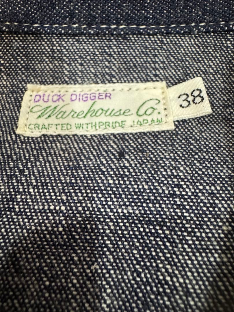 ウエアハウス　U.S ARMY デニムジャケット