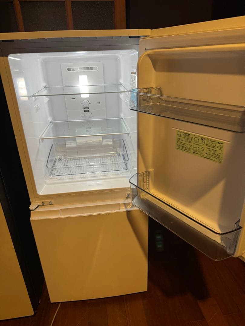 【設置／送料込】SHARP SJ-D15J-W 冷蔵庫 152L両開き2023年