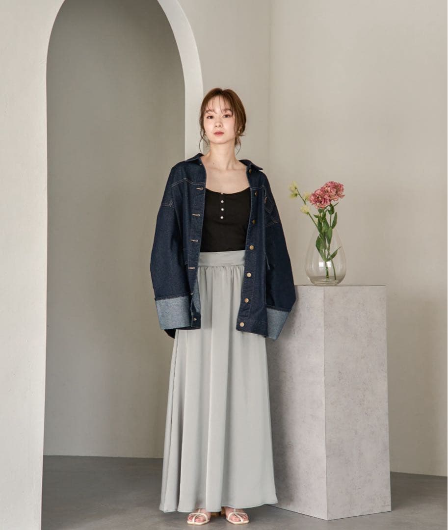 mideal デニムオーバージャケット