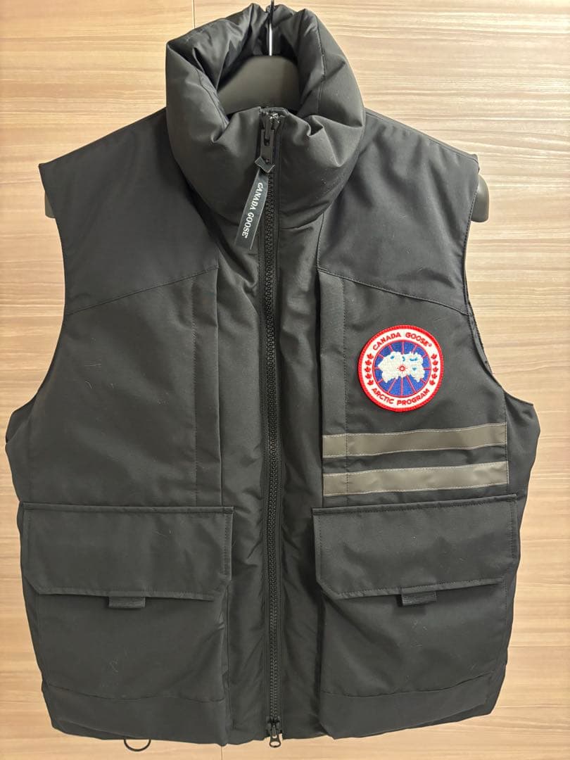   ブラック ダウンベスト L