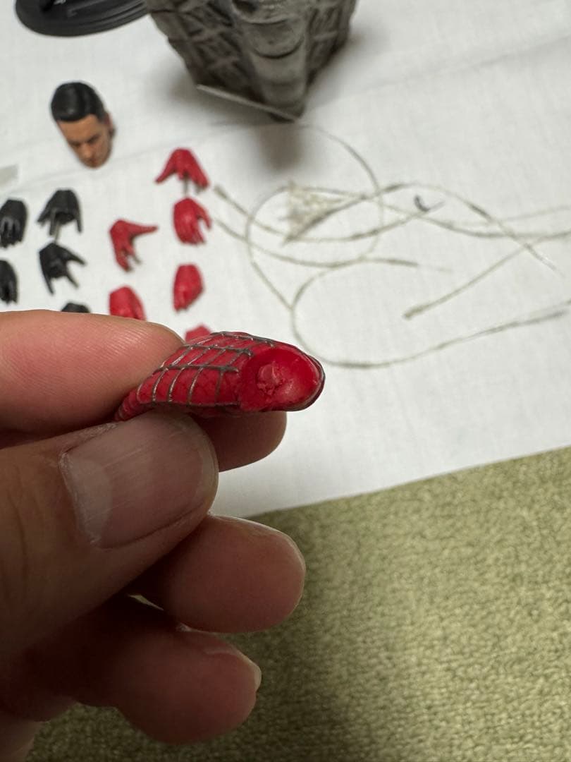 箱無し 訳あり ジャンク ホットトイズ スパイダーマン 2体セット