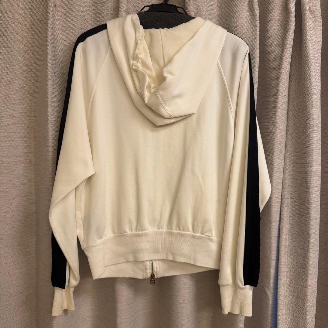 GUCCI フード付きパーカー Mサイズ ホワイト/ブラック