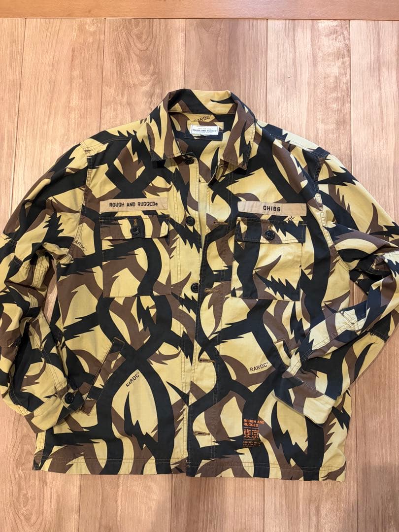 ラフアンドラゲッド デザート　迷彩ジャケット