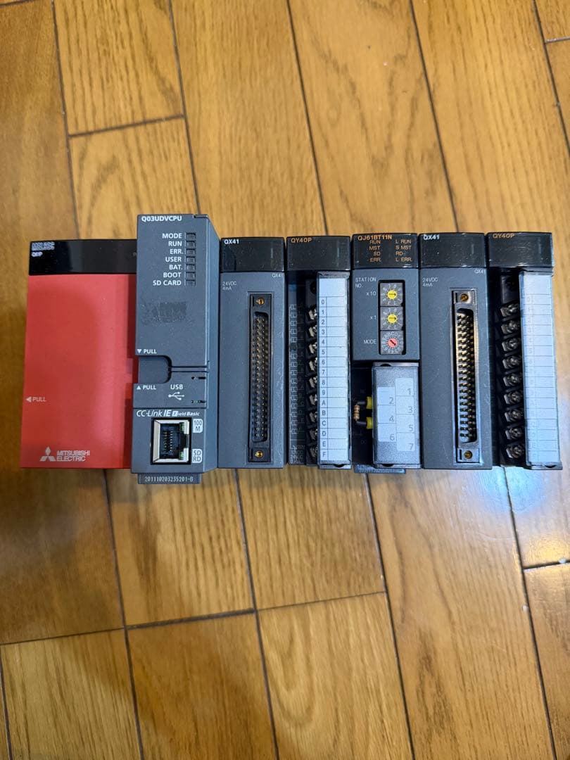 三菱 CPU シーケンサ　CC-Linkマスタユニット 中古品セット販売