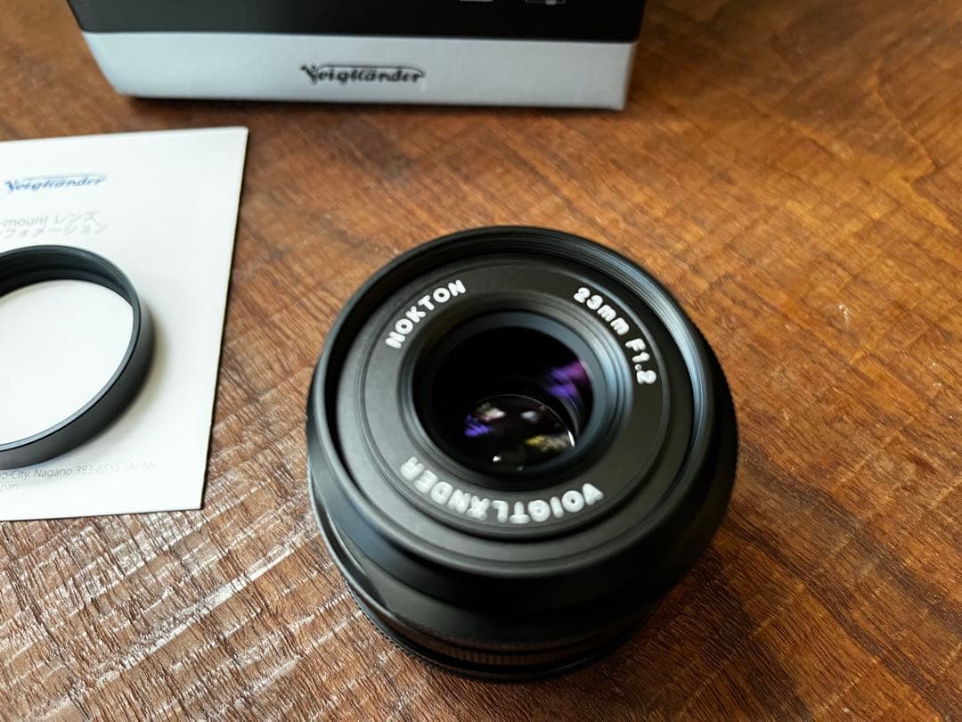 美品　Voigtlander NOKTON 23mm F1.2 X-mount