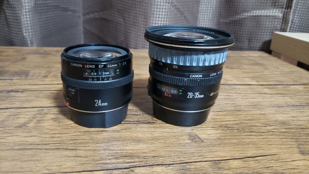 Canon EF 24mm & EF20-35mm レンズセット