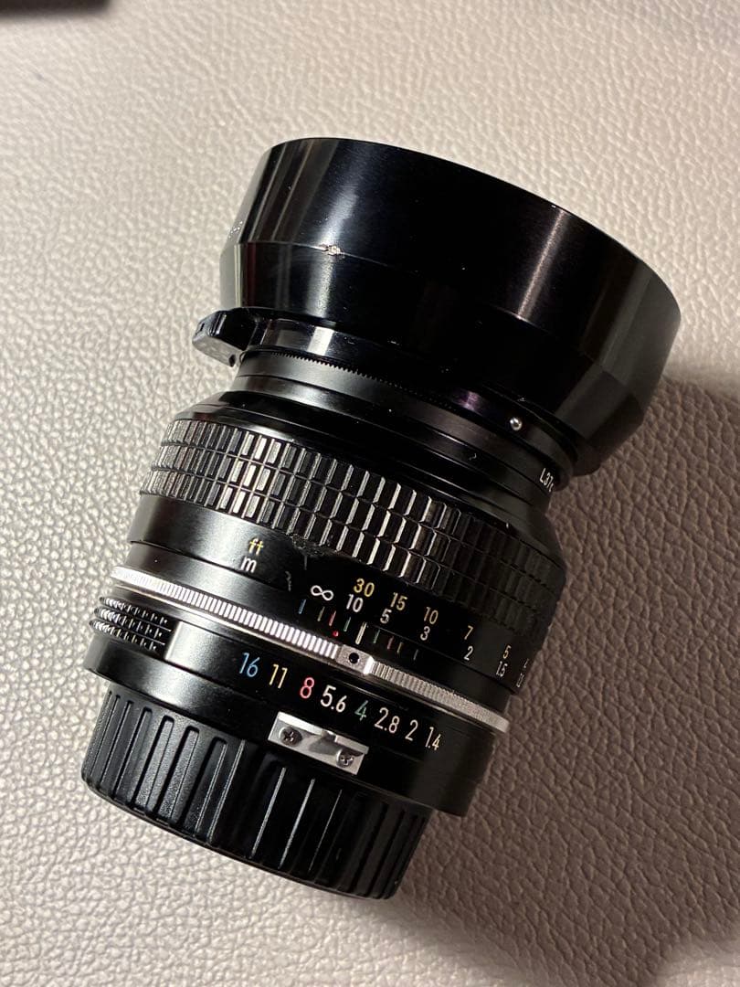 ニッコール❗️50mmf1.4‼️HS-9フード付き美品‼️