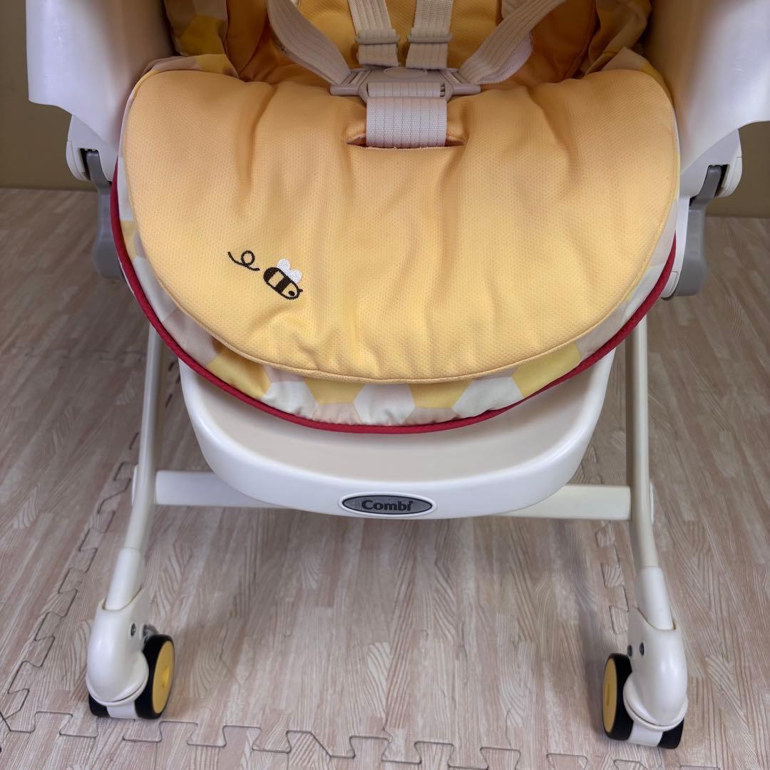 極上クリーニング済　☆美品☆　コンビ　ハイローベッド＆チェア　くまのプーさん