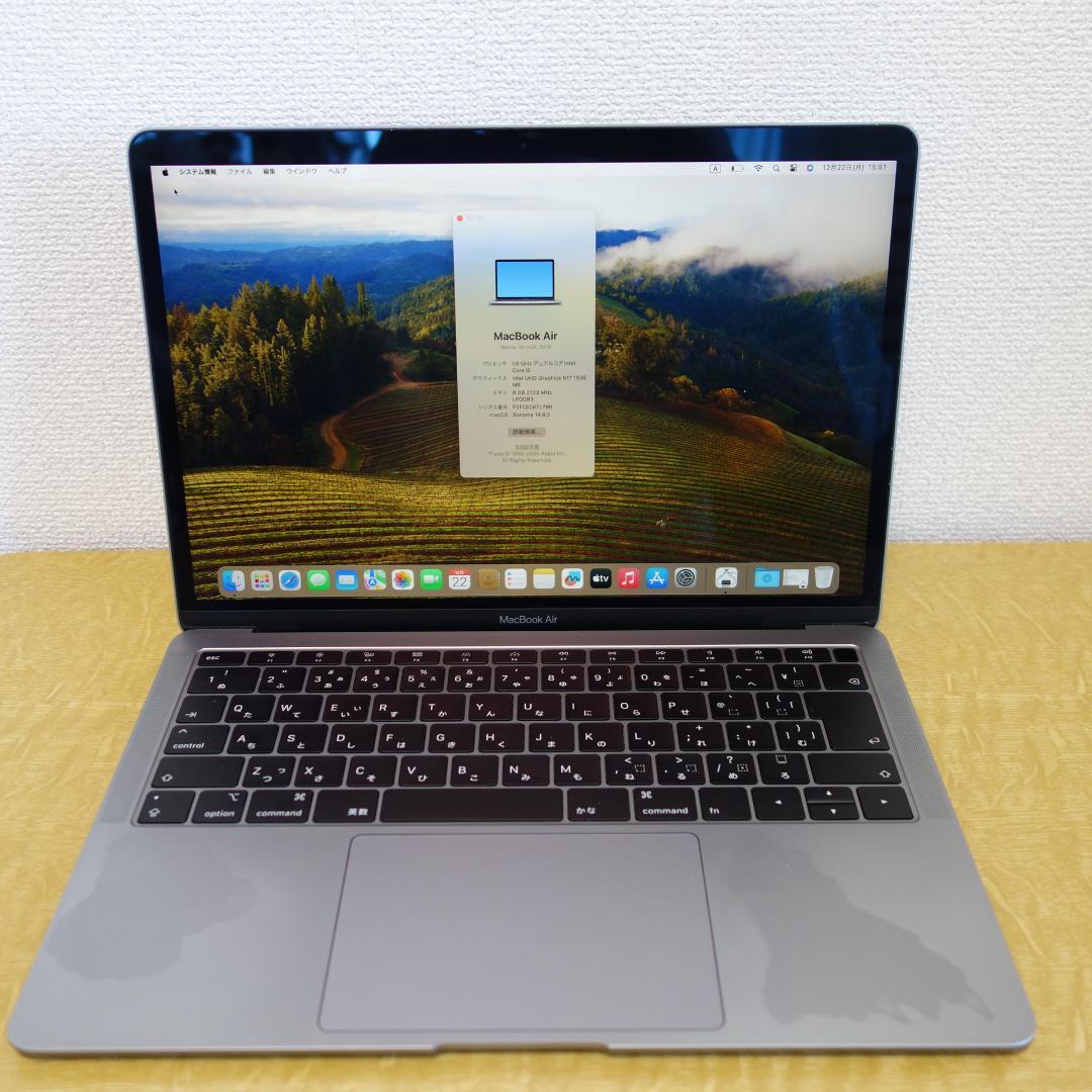 308）MacBook Air 2019　13インチ　/256GB/8GB/i5