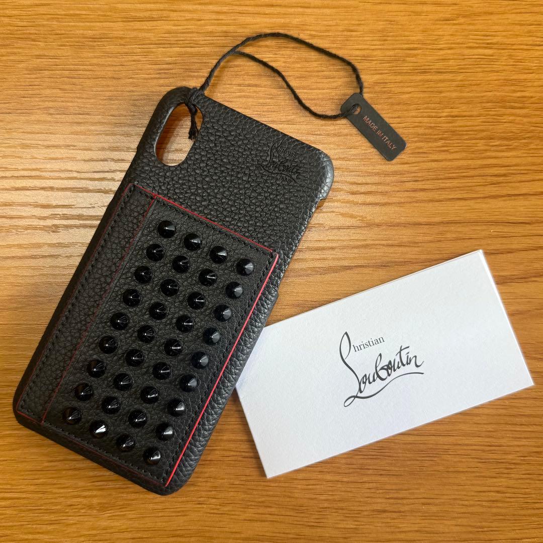 【新品】ルブタン iPhone X/XSケース KIOS スタッズ