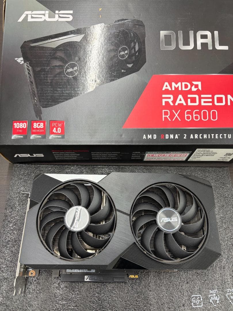 S*g様 【グラフィックボード】ASUS Radeon RX6600 ID:6D