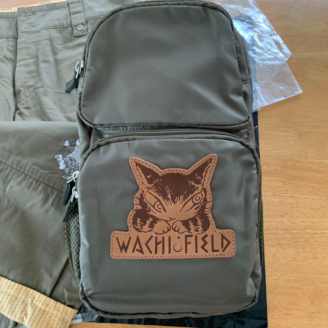 わちふぃーるど　ダヤン　ワンショルダーのバッグと刺繍ダヤン付ショートパンツ