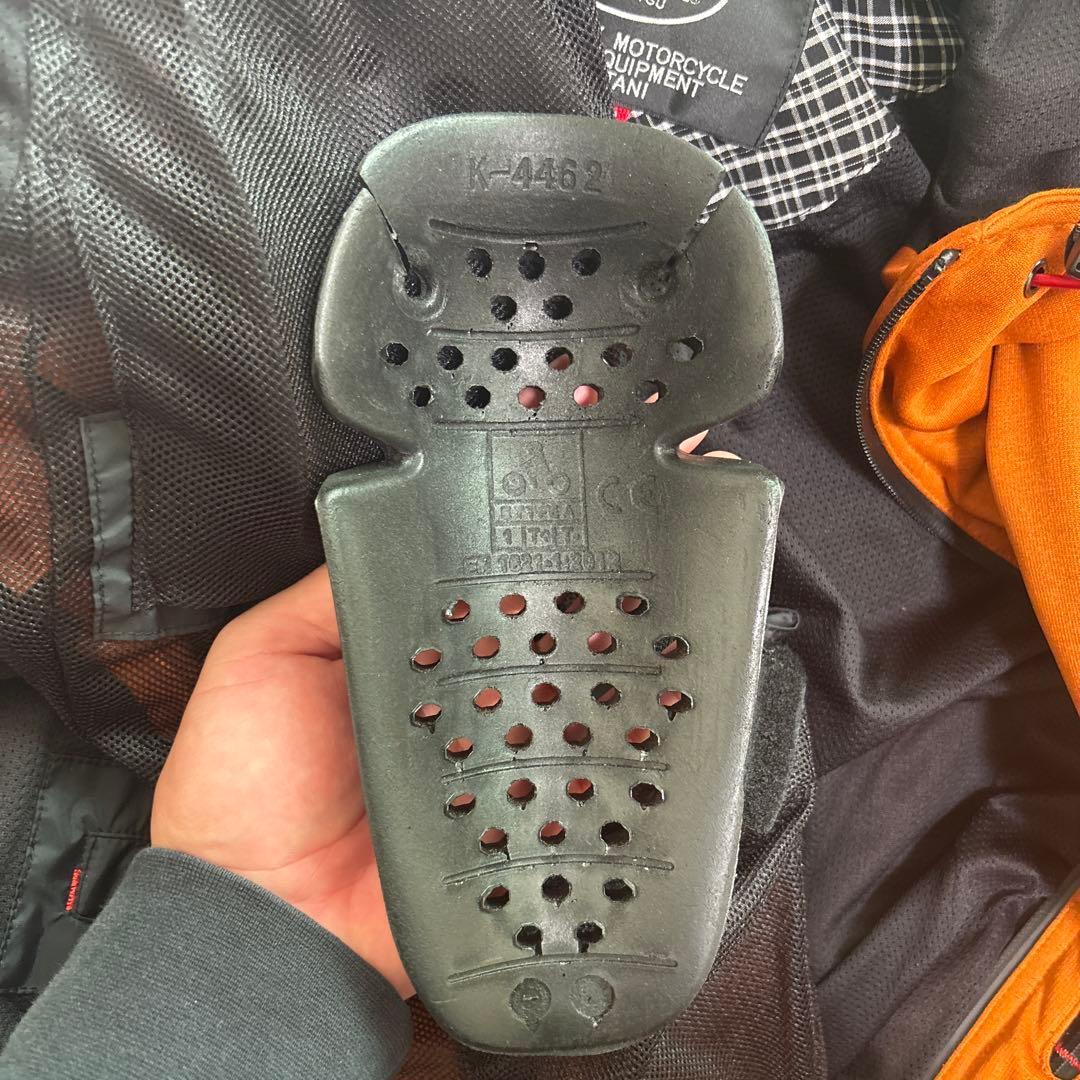 KUSHITANI バイクジャケット LL オレンジ