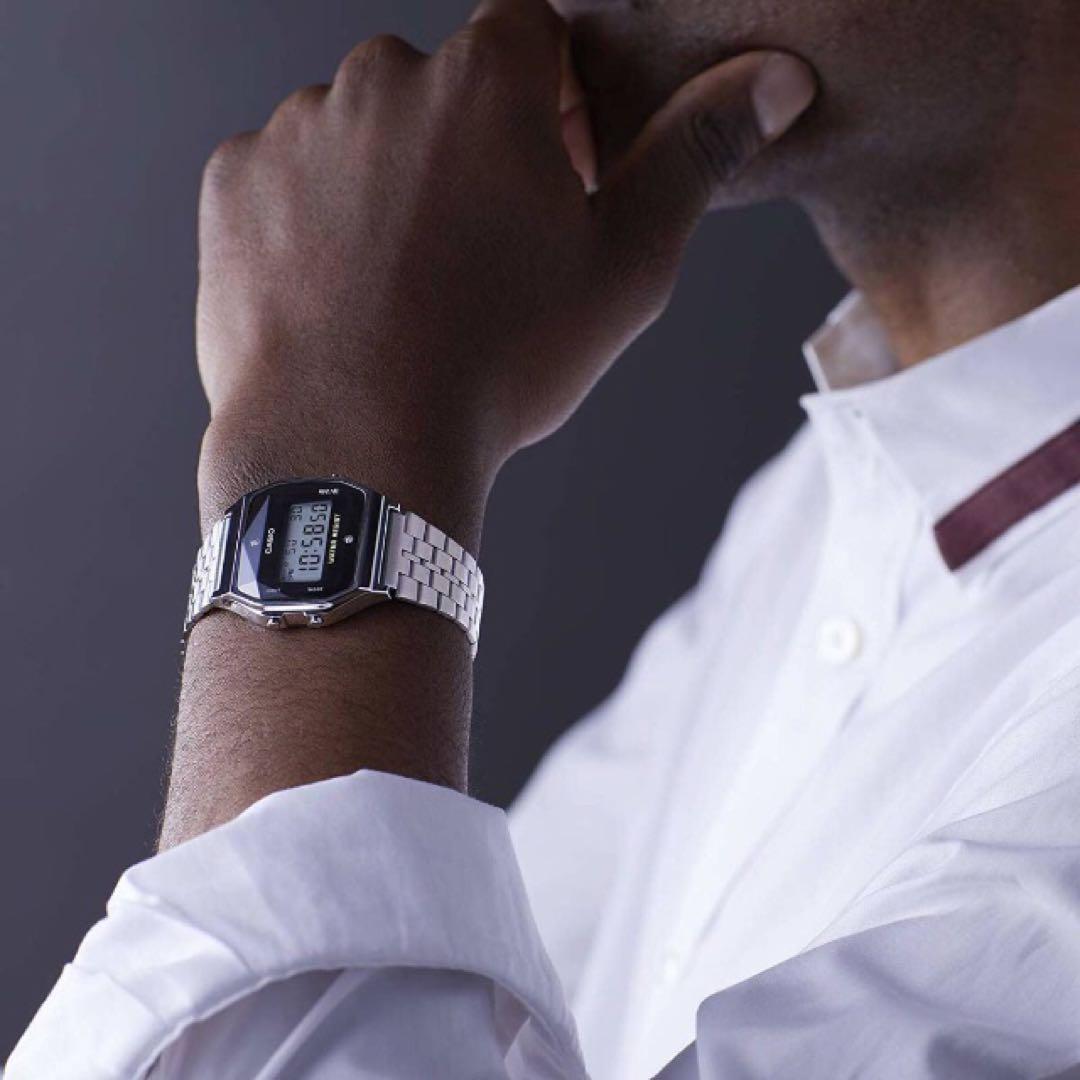 【新品未使用】A-159WAD-1 天然ダイヤモンド 付きチープカシオ