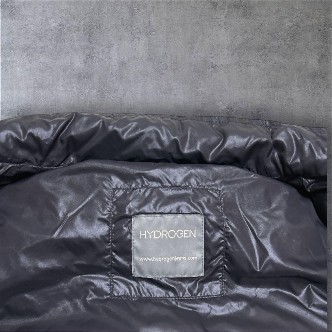 希少✨HYDROGEN Down vest skull black Y2K XL