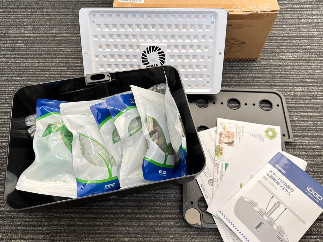 【iDOO／アイドゥー】水耕栽培キット ID-IG302S 新品保管品