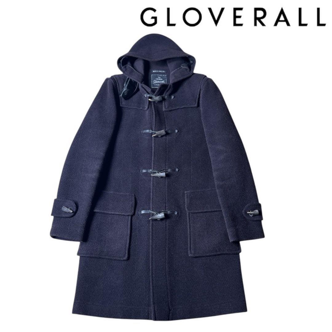 極上ヘリンボーン 英国製 グローバーオール ダッフルコート 茶 希少