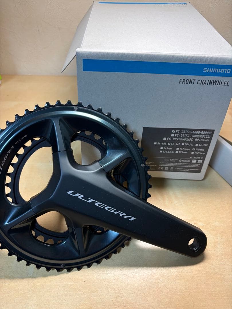 【新品未使用】FC-08 52-36 170mm 11速ULTEGRAクランク