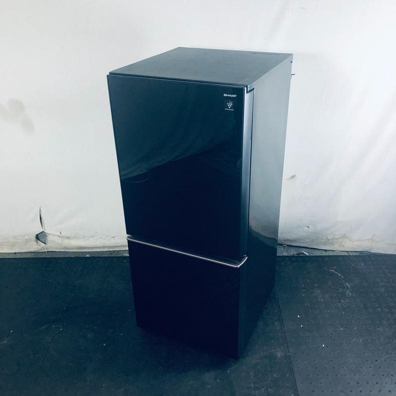 ★送料・設置無料★ 中古 2ドア冷蔵庫 シャープ (No.0212)