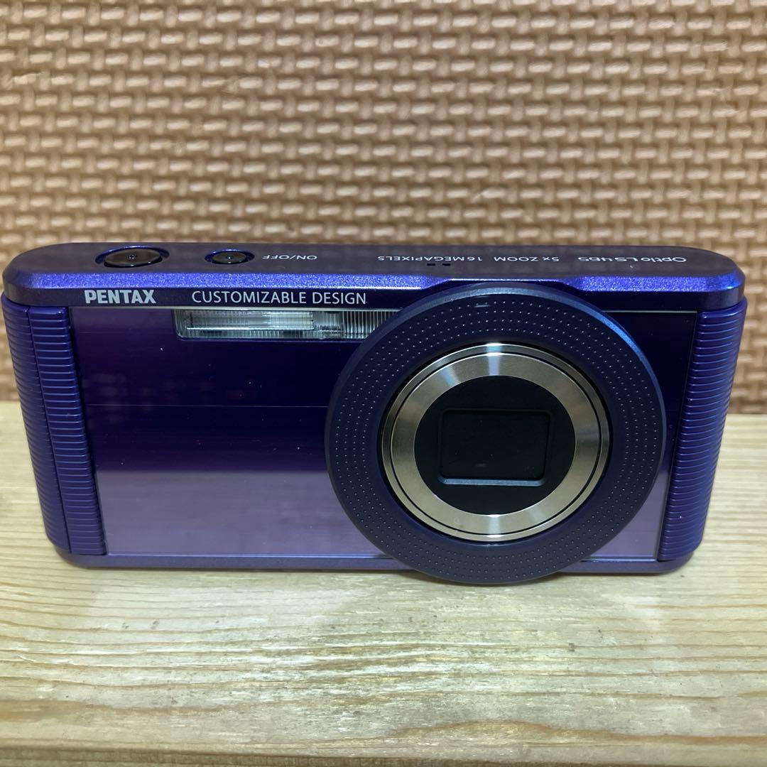 PENTAX Optio LS465 アメジストパープル　バッテリー充電器付き