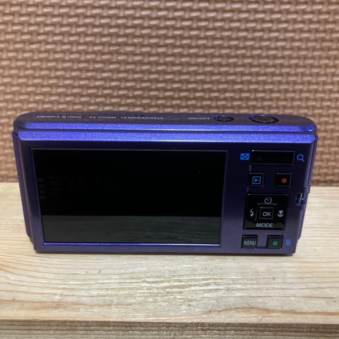 PENTAX Optio LS465 アメジストパープル　バッテリー充電器付き