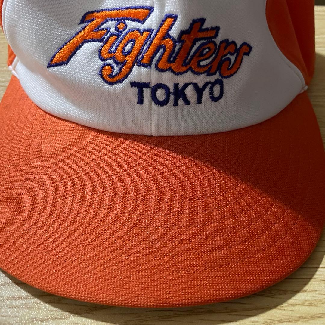 日本ハムファイターズ東京 時代キャップ 帽子オレンジ/ホワイト