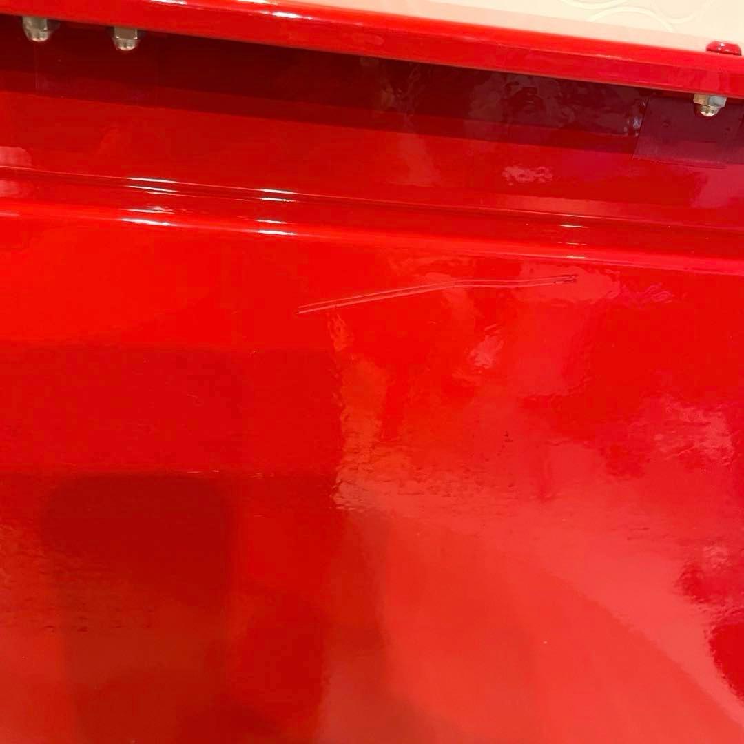 【未使用】フィール2 スタンド式ポスト 右勝手 郵便ポスト 大型投函 鍵付き 赤