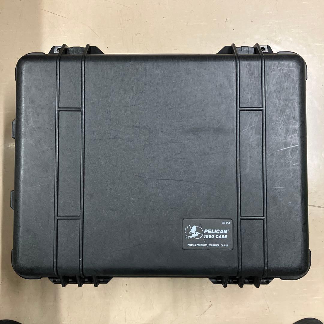 PELICAN ペリカンケース 1560 旧ロゴ（白黒）
