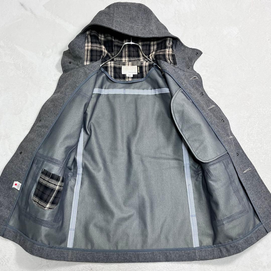 『nanamica ナナミカ』ダッフルコート ゴアテックス 防水 防風 ウール