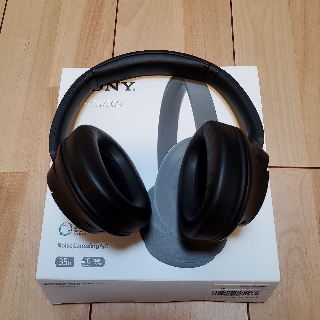 SONY WH-CH720N ワイヤレスヘッドホン　BLACK