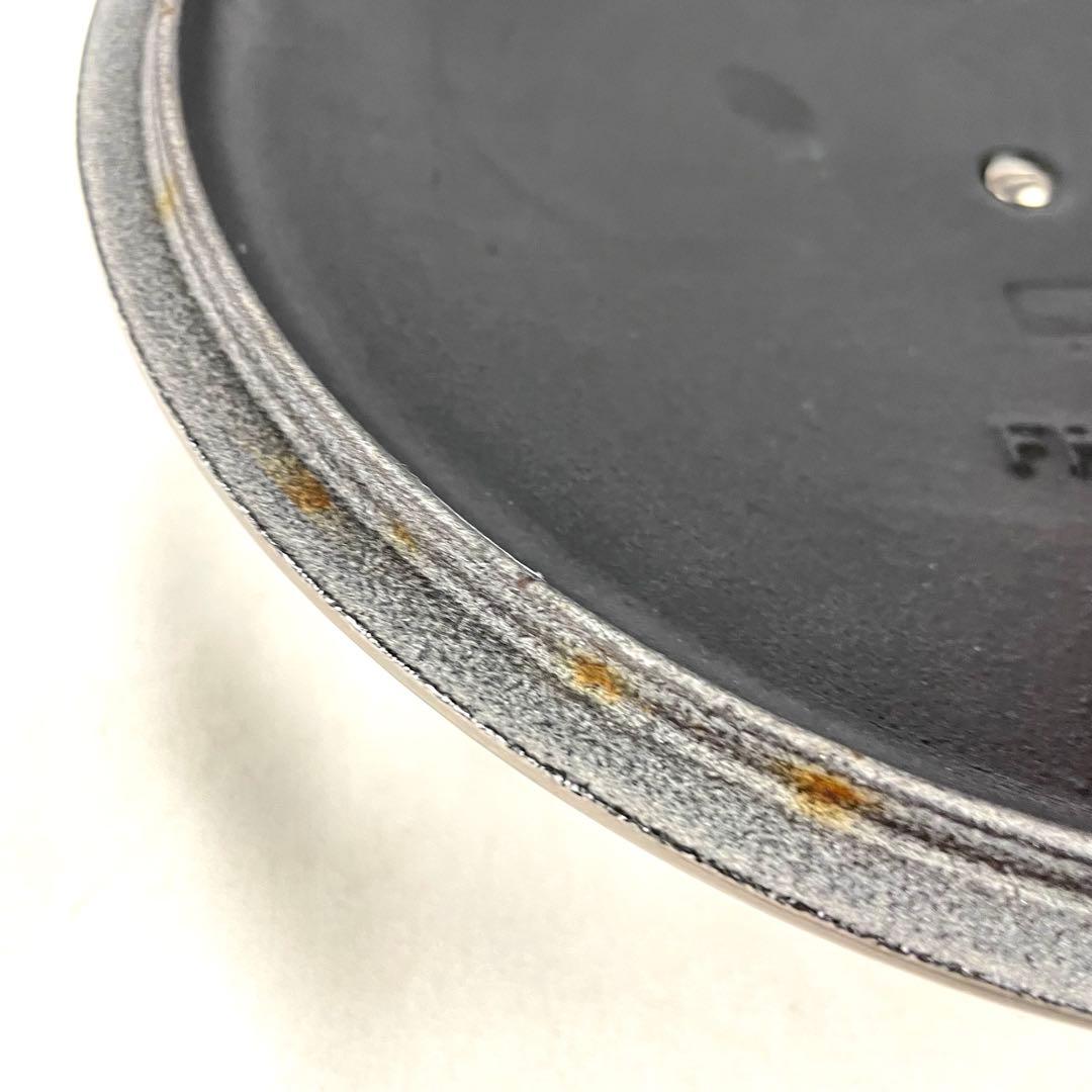 ル・クルーゼ 両手鍋 ココットロンド 22 3.3L 金 ゴールド つまみ