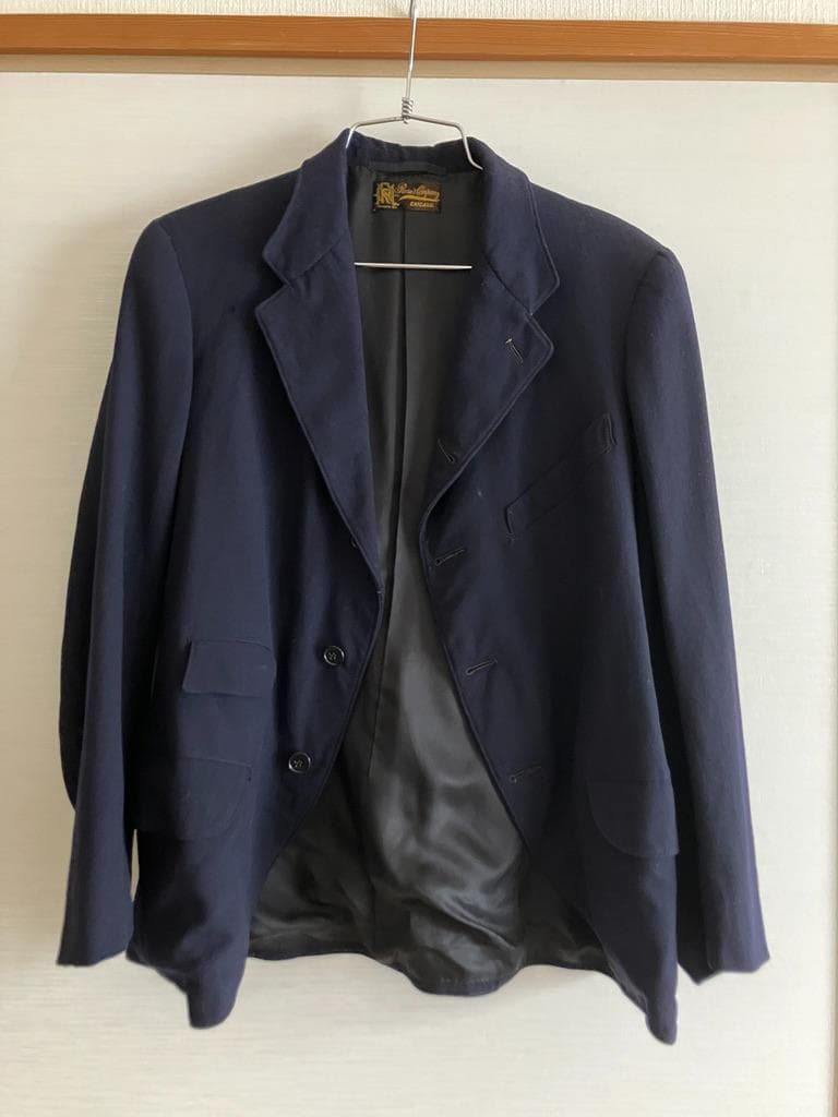 VINTAGE ビンテージ　サックコート　Rose & Company ネイビー