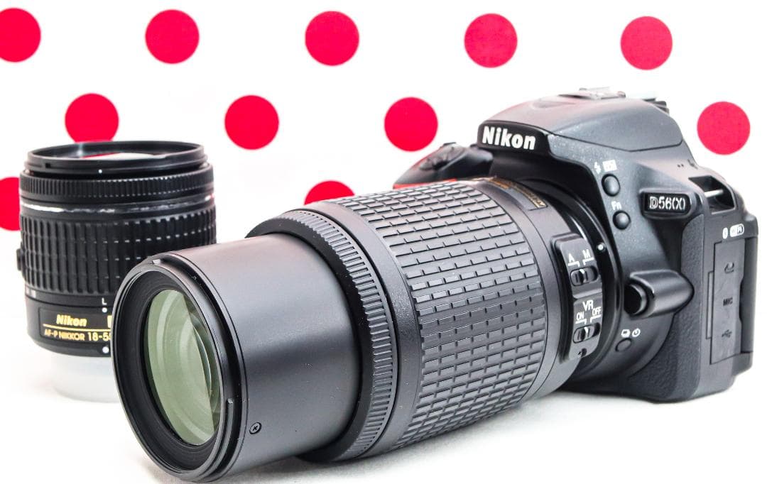 Nikon D5600❤高画質・高性能・軽量❤Wi-Fi搭載❤ダブルレンズセット