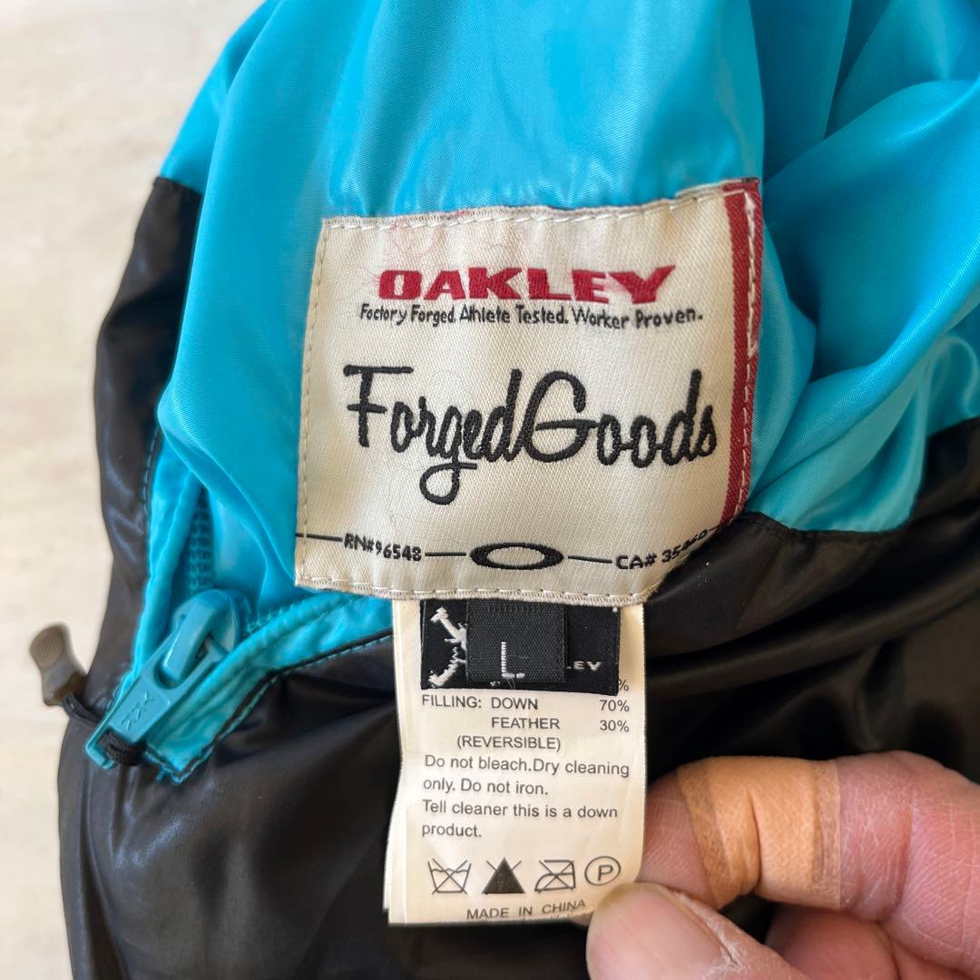 90年代頃当時物！オークリー　リバーシブルダウンジャケット　L