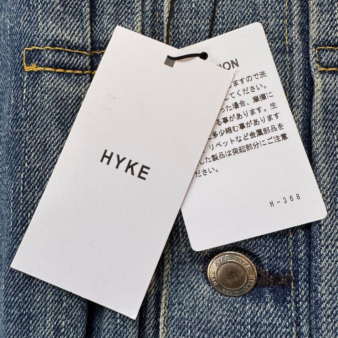 HYKE TYPE1 ユーズドウォッシュ デニムジャケット サイズ 5 ハイク