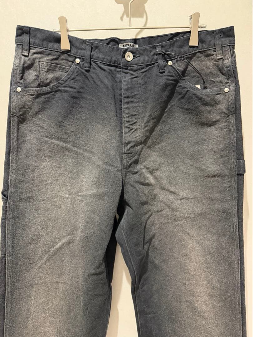 新品！AURALEE DUCK ペインター パンツ サイズ４