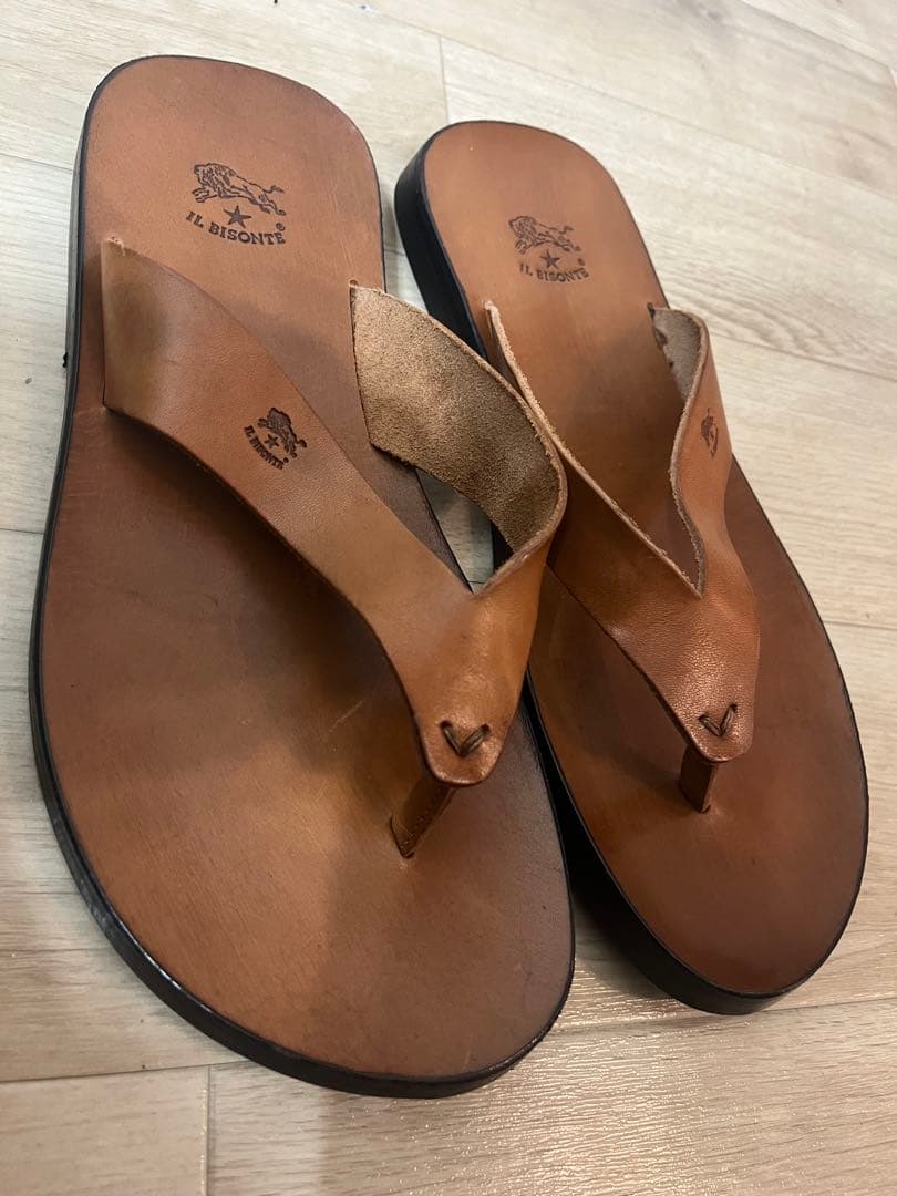 IL BISONTE レザーサンダル 40